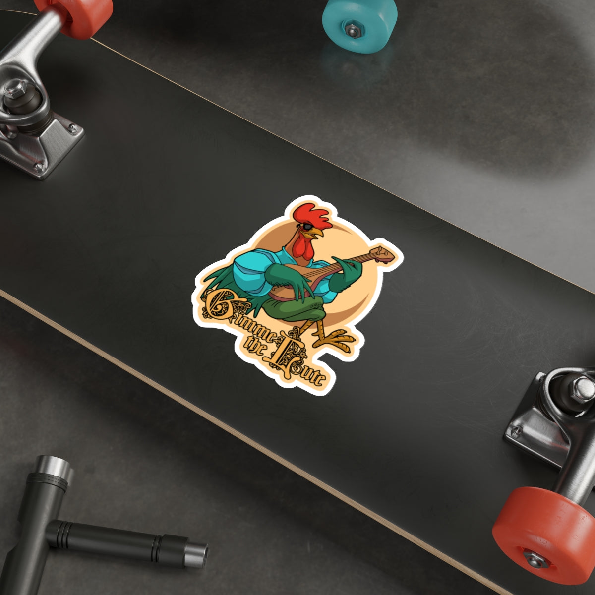 Gimme the Lute vinyl sticker
