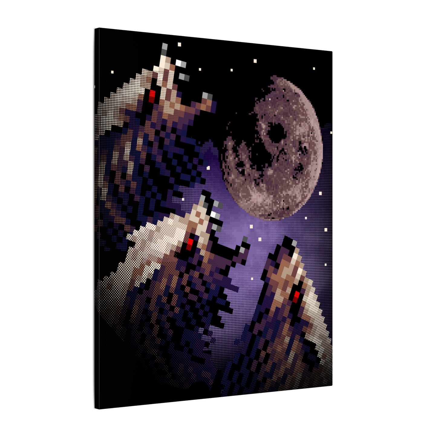 Three Warg Moon canvas print