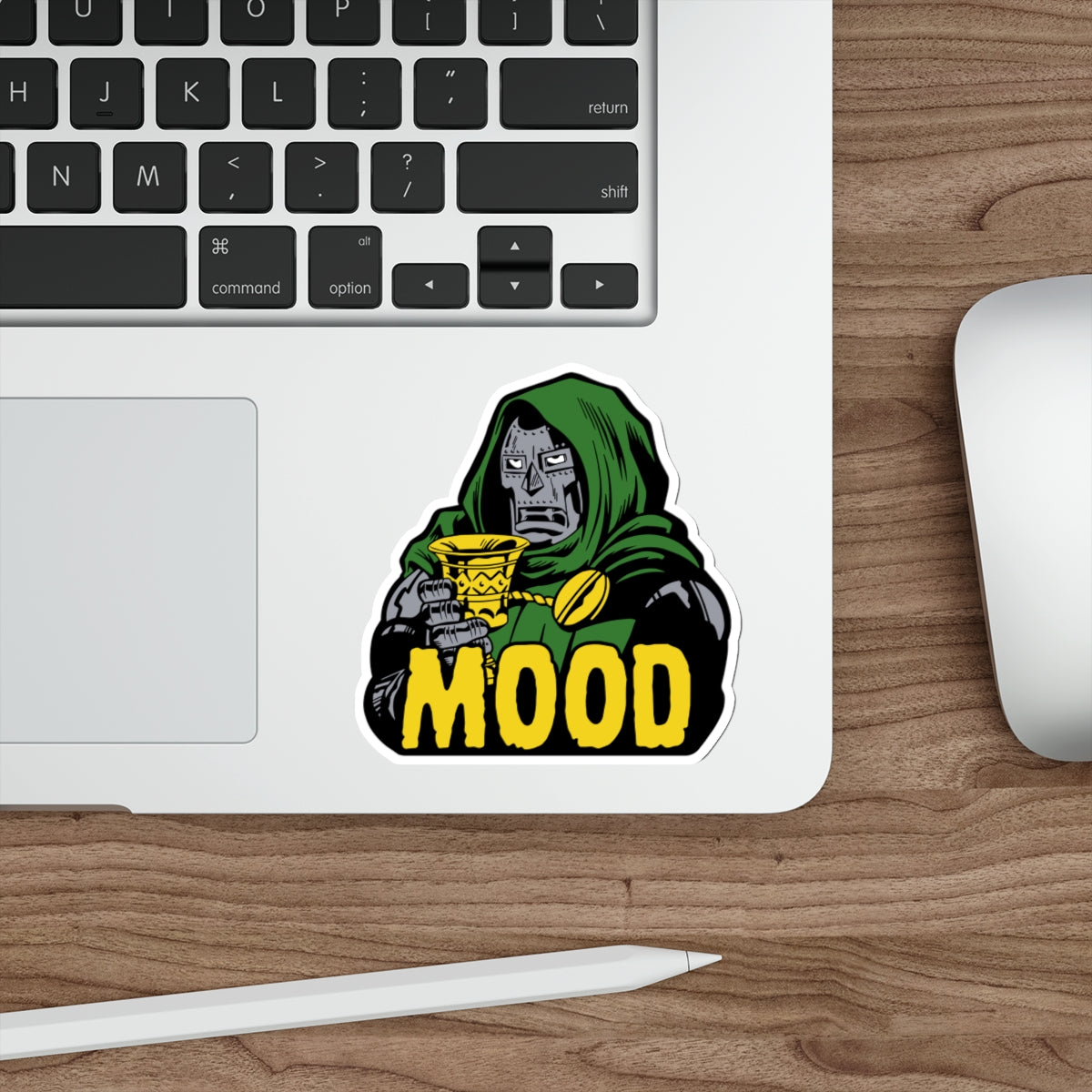 DOOM MOOD vinyl sticker