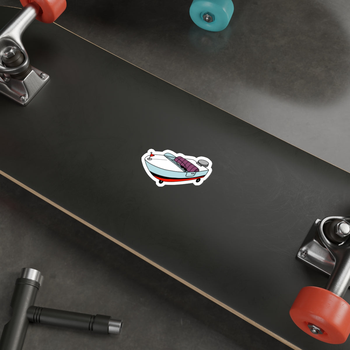 Boatmobile vinyl sticker