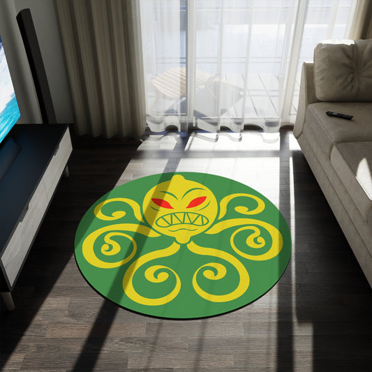 Hail EVIL round rug
