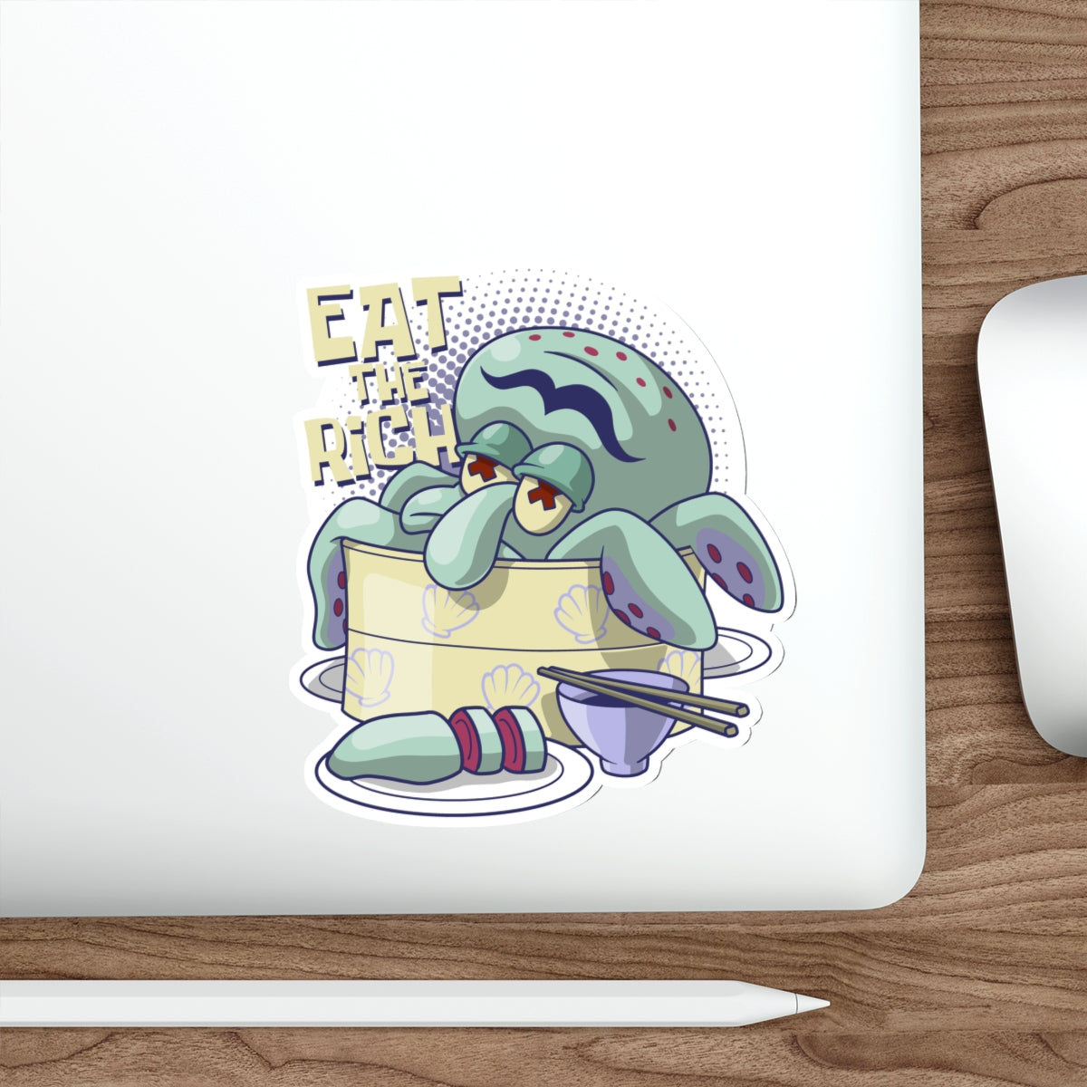 Eat the Rich vinyl sticker