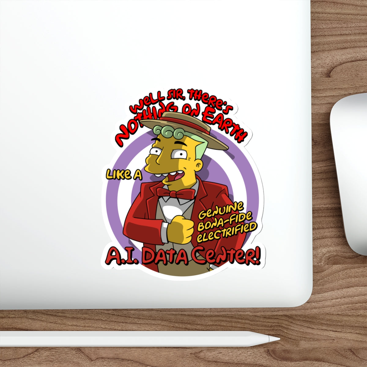 Springfield Data Center vinyl sticker
