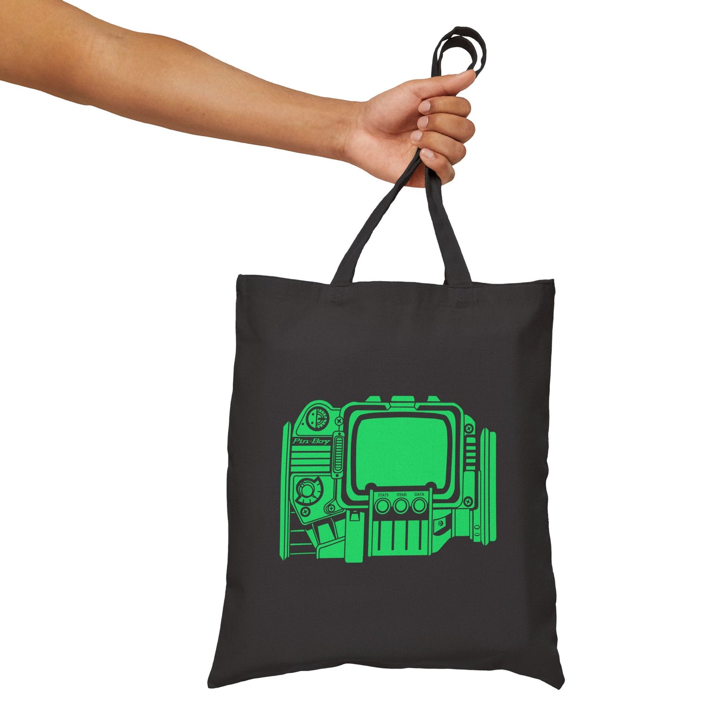 Pin-Boy canvas tote bag