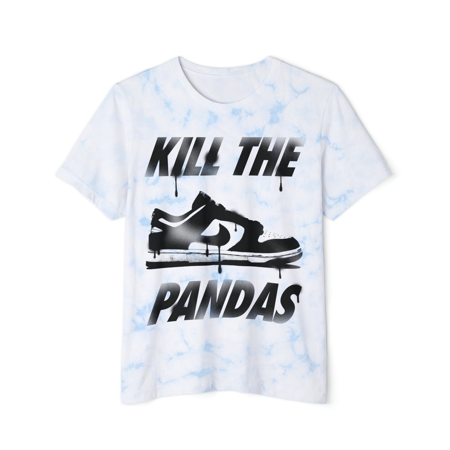 Kill the Pandas tie-dye t-shirt