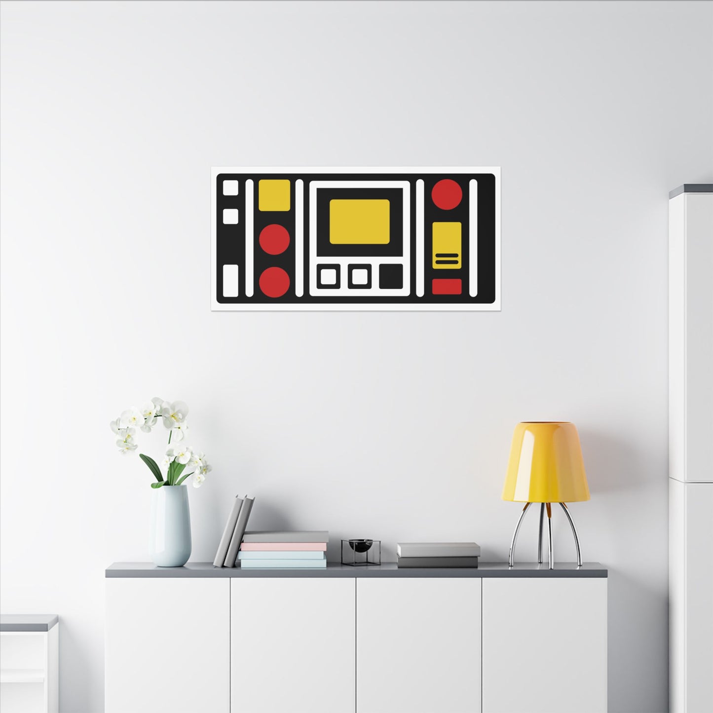 Block Control Panel canvas print