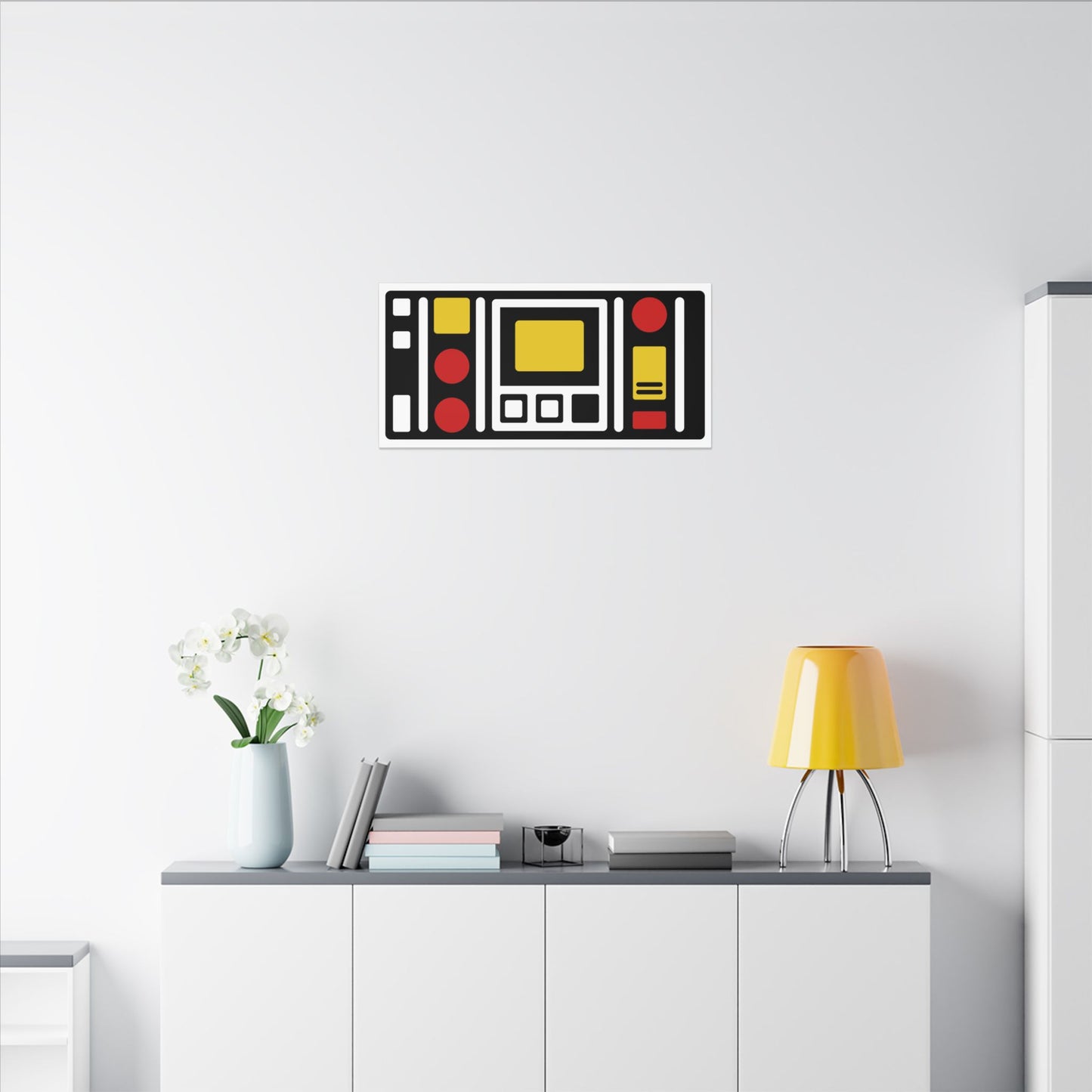 Block Control Panel canvas print
