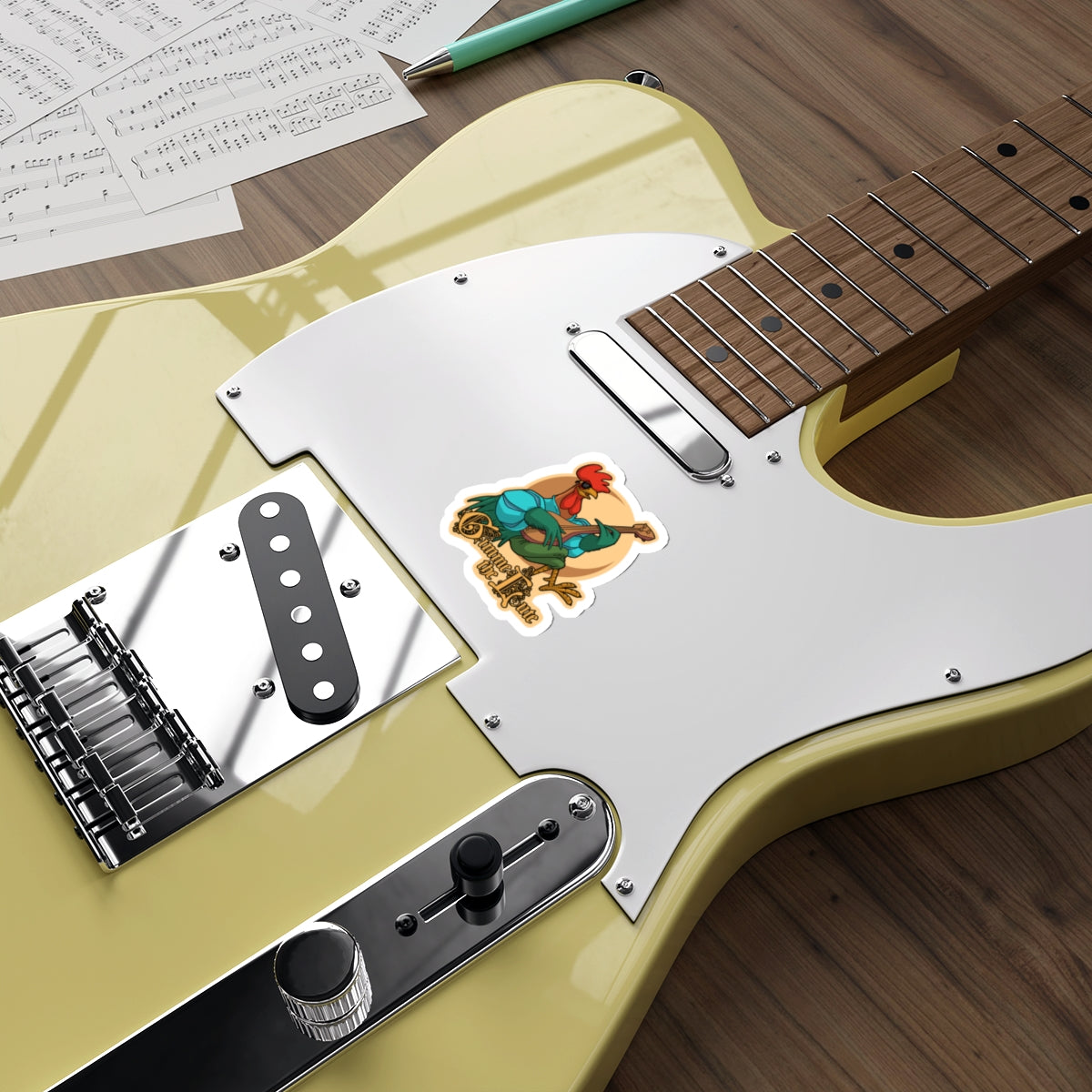 Gimme the Lute vinyl sticker