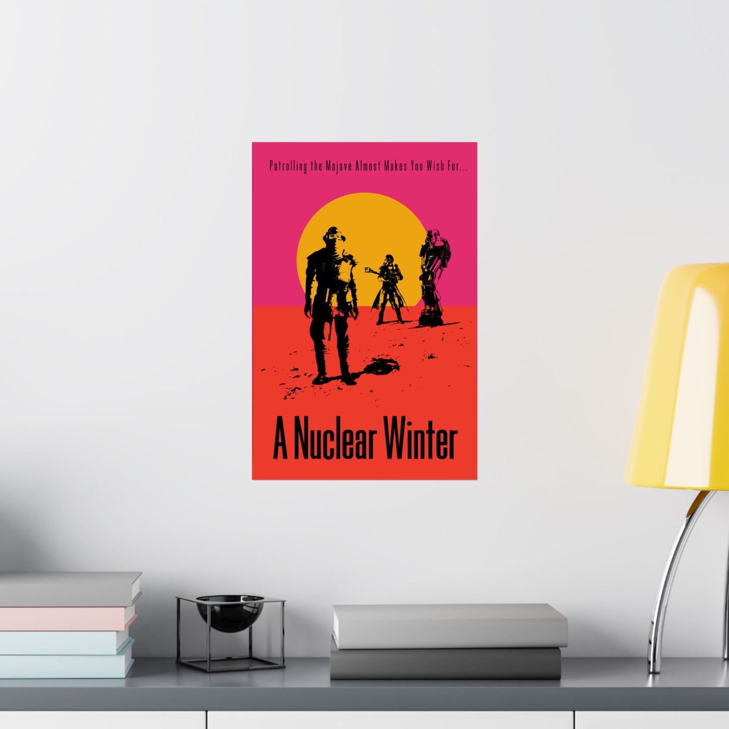 A Nuclear Winter in the Wasteland matte poster