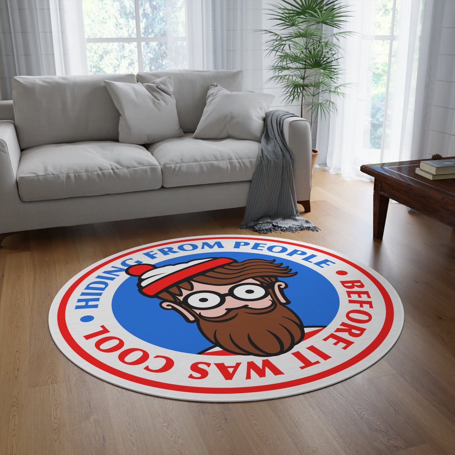 Original Hipster round rug
