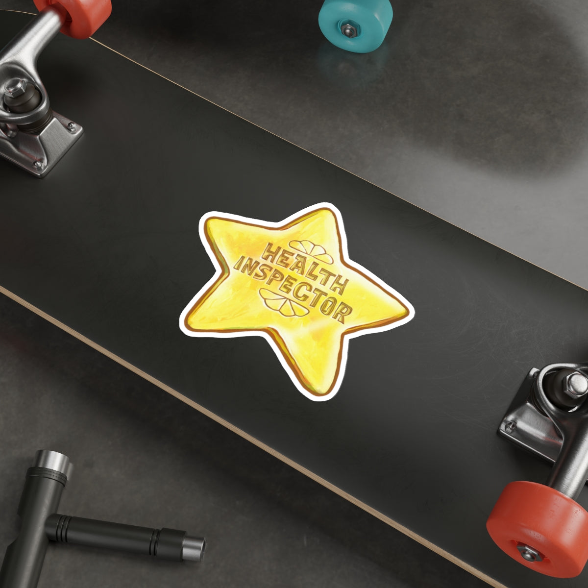 BB Health Inspector vinyl sticker
