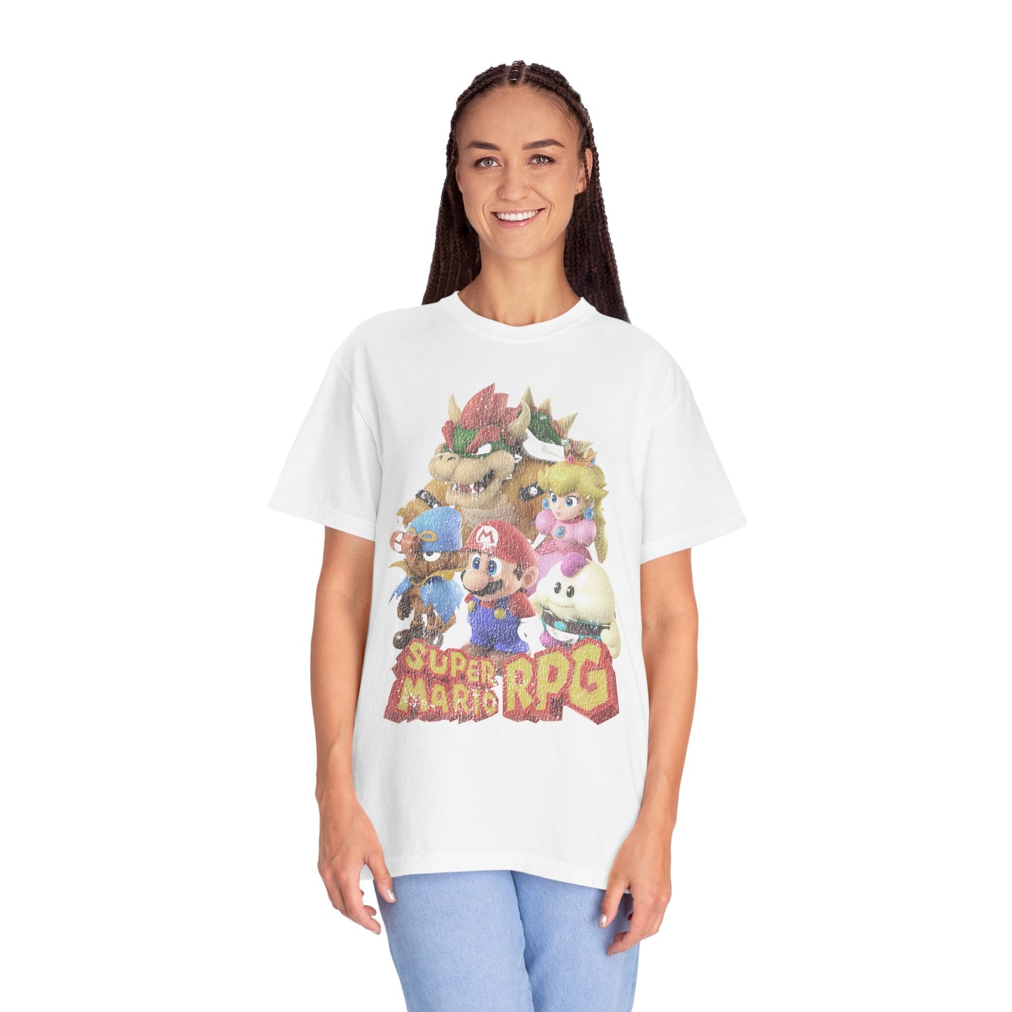 SMRPG Boot Throwback tee