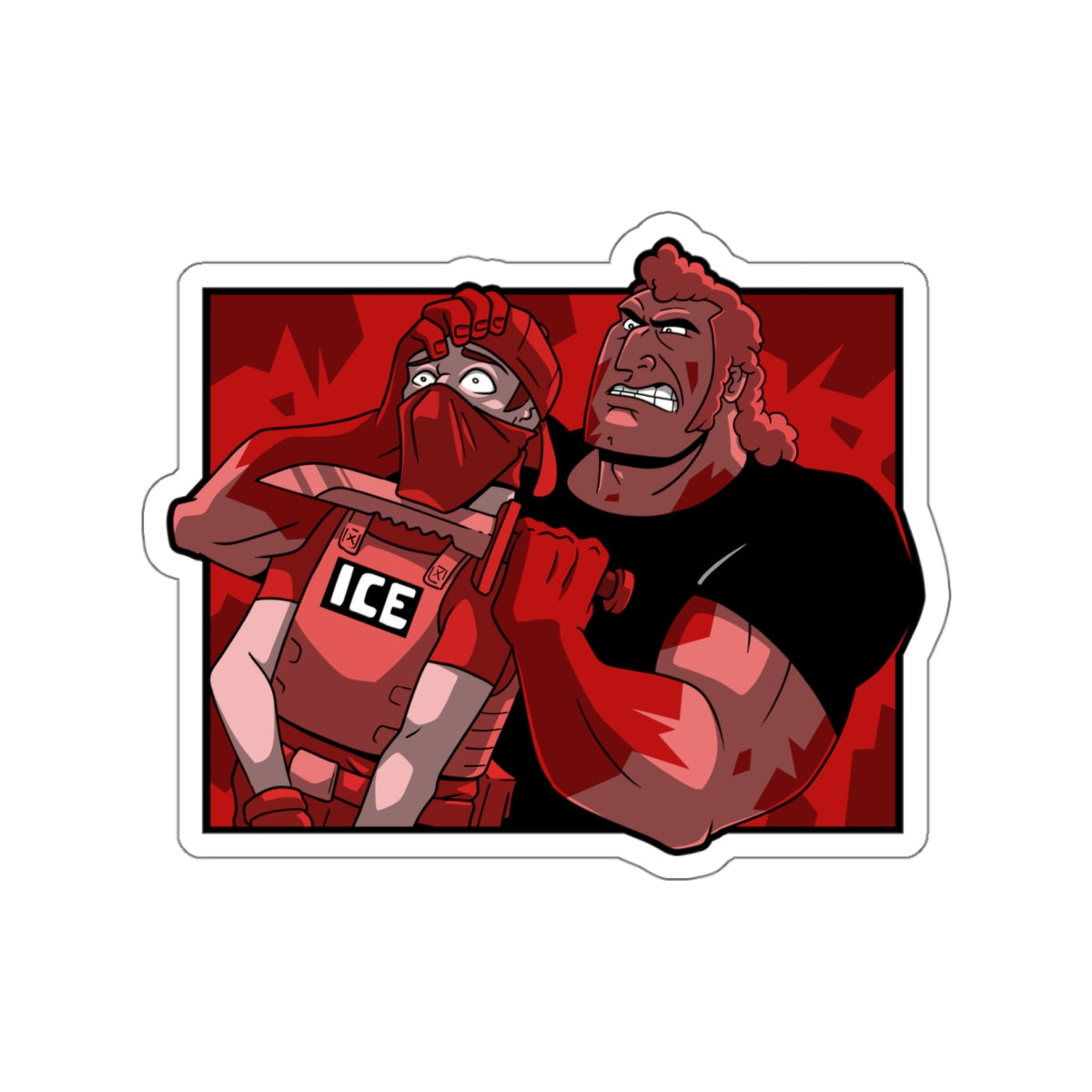 Brock ICE vinyl sticker