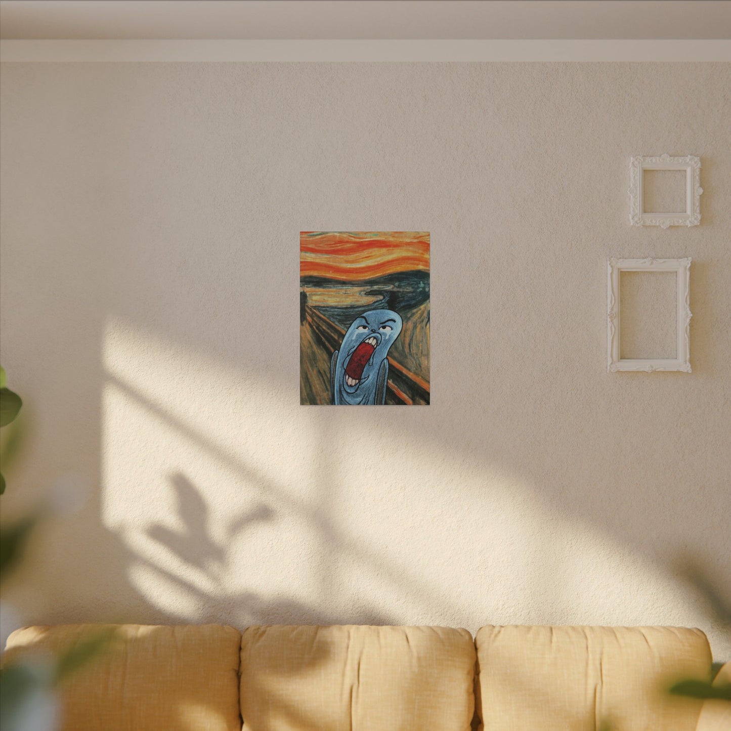 The Ugly Smell Scream canvas print