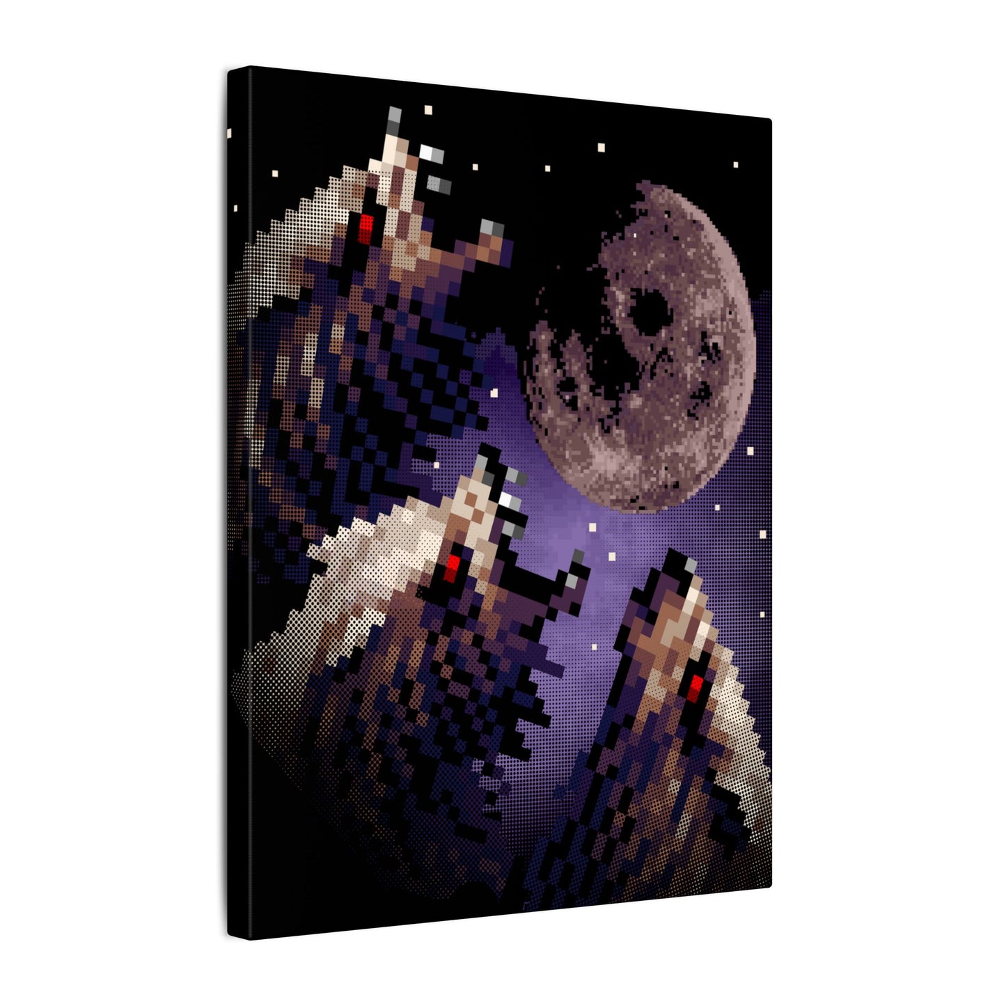 Three Warg Moon canvas print