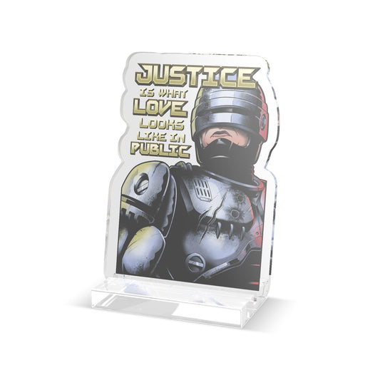 Robo Justice acrylic standee