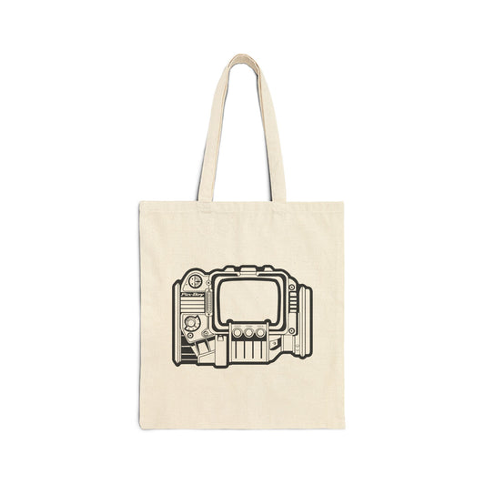 Pin-Boy canvas tote bag