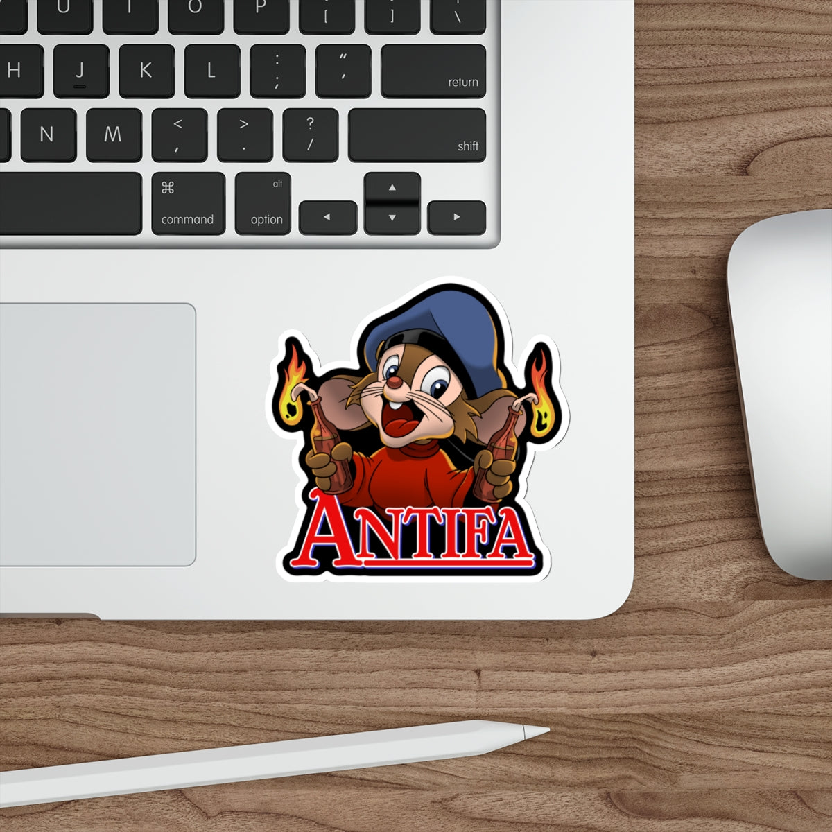 Mousekewitz Terrorist vinyl sticker