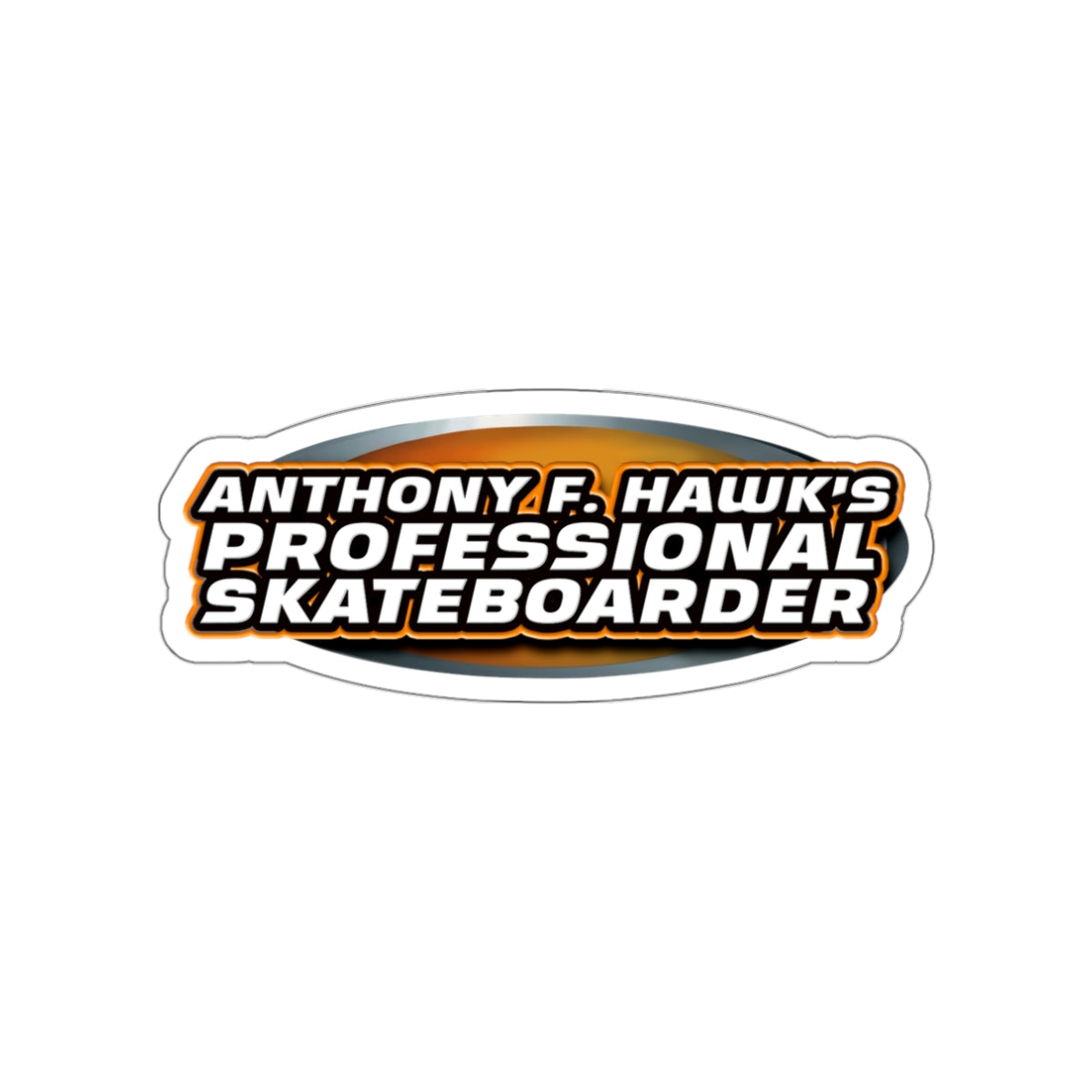 Anthony F Hawk's Professional Skateboarder vinyl sticker