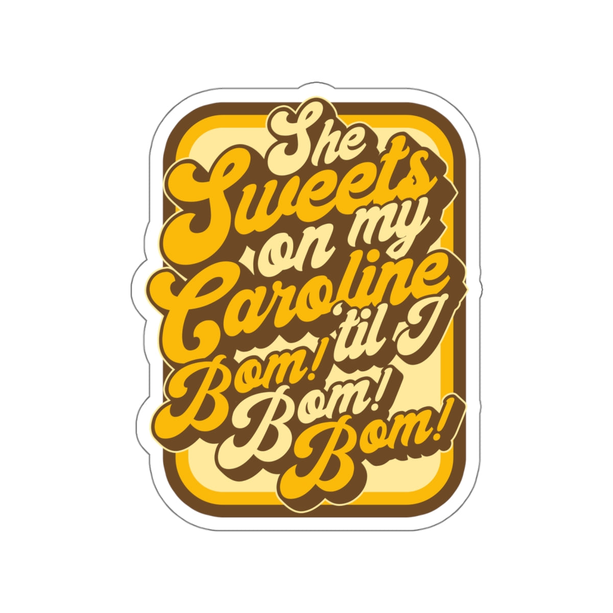 She Sweets... vinyl sticker