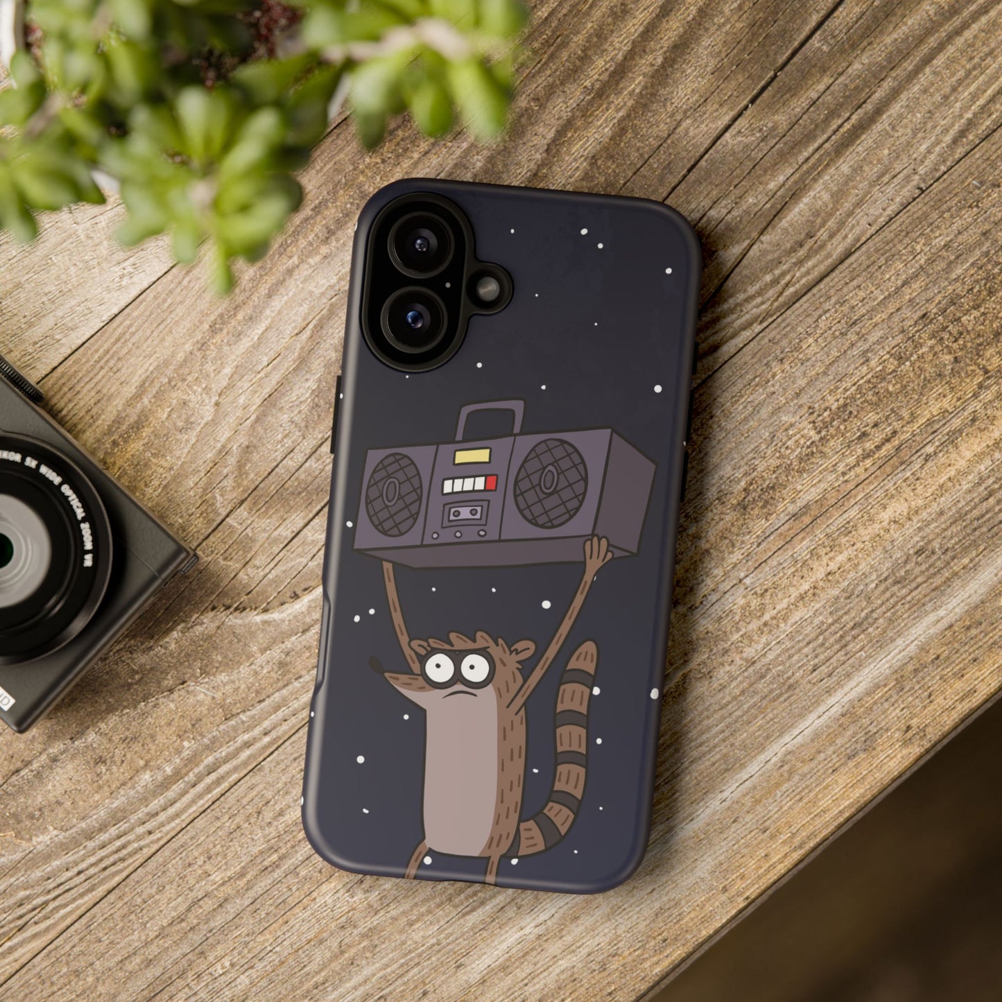 Rigby Boombox iphone case