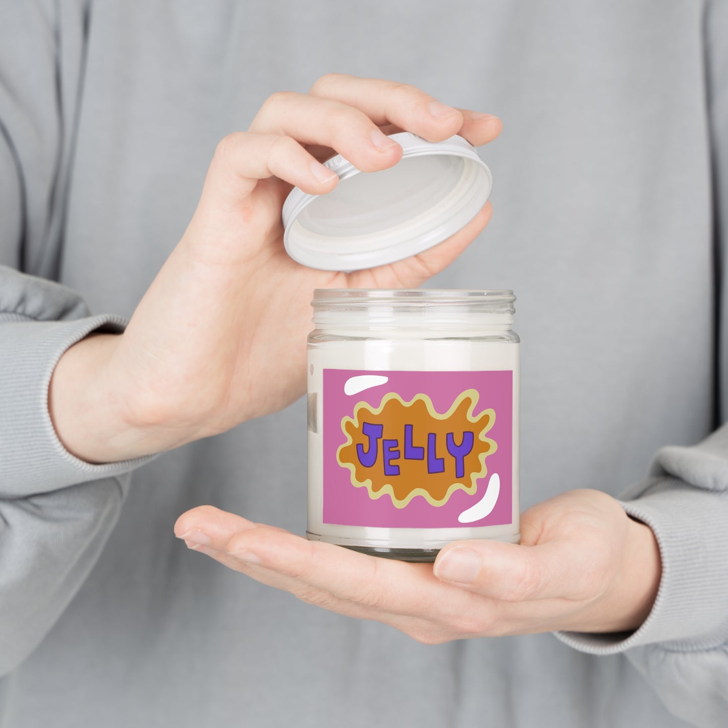 Jellyfish Jelly PINK GRAPEFRUIT scented candle
