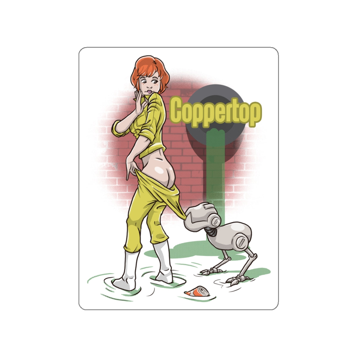 Coppertop Lotion vinyl sticker