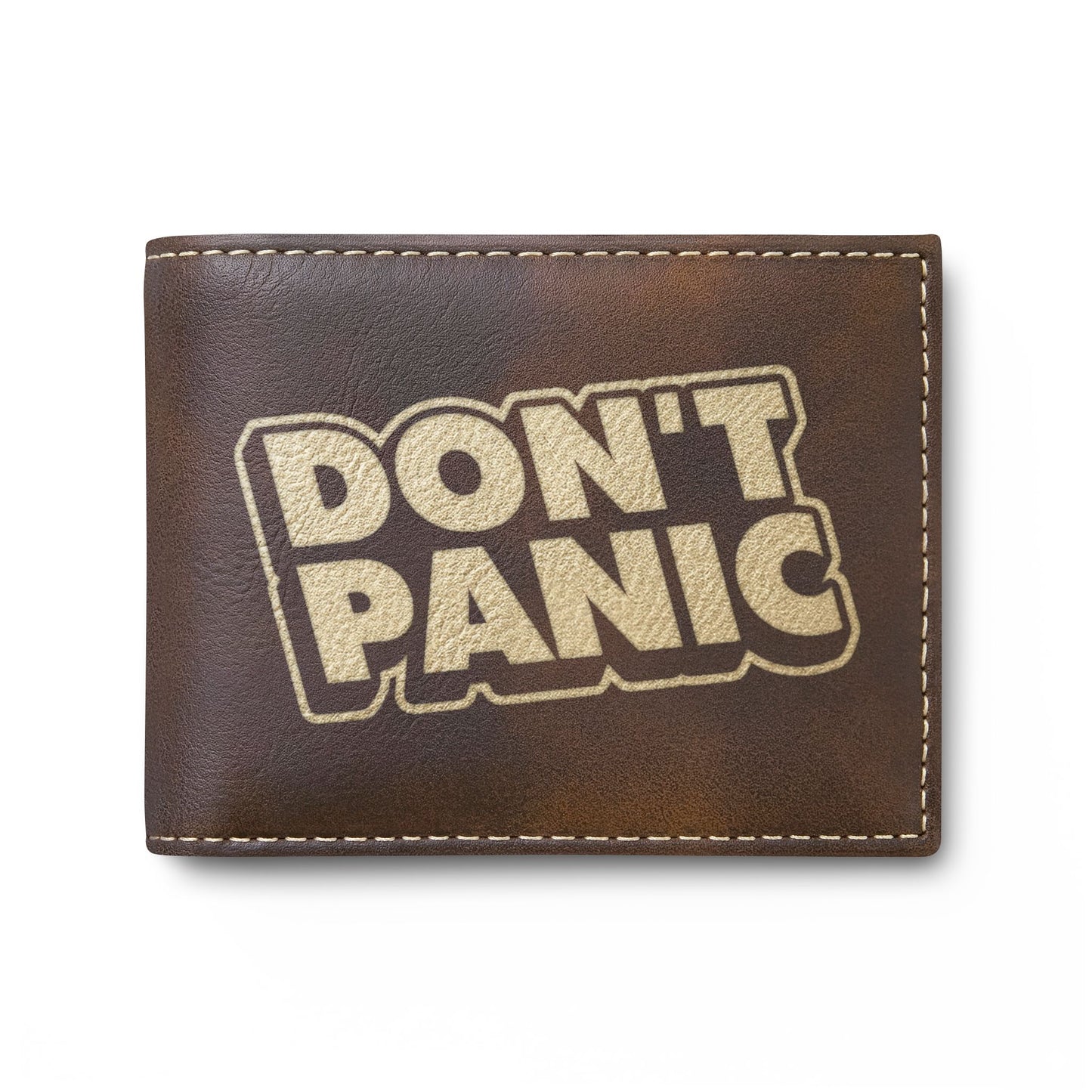 Don't Panic bi-fold wallet