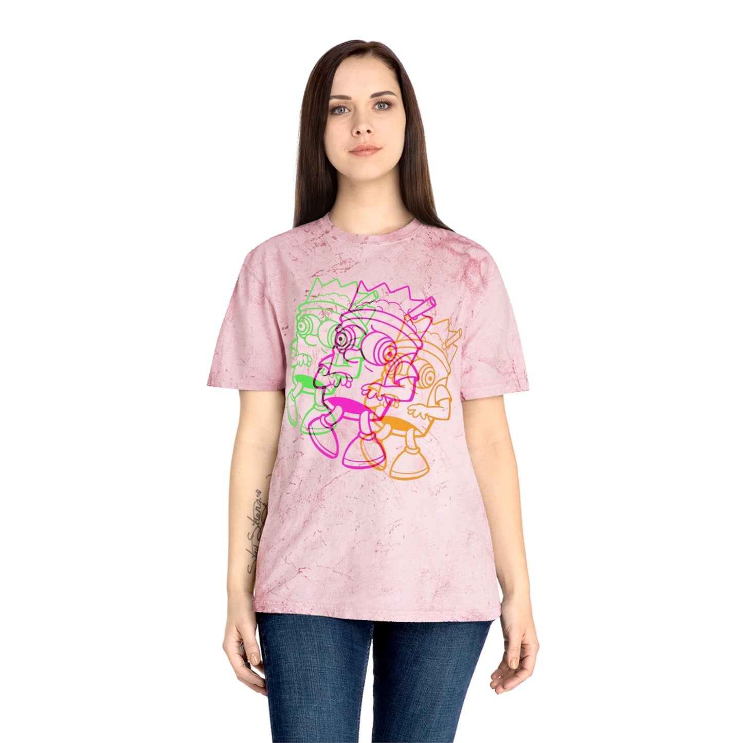 Squishee Addict color blast t-shirt
