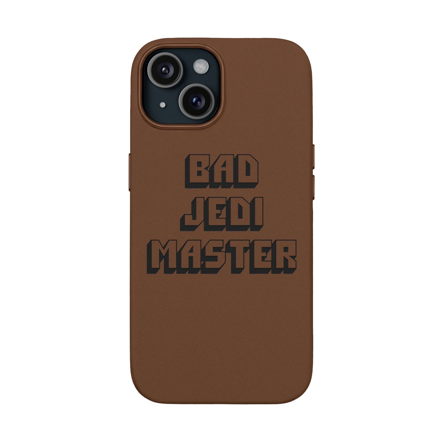 Bad JM faux leather phone case