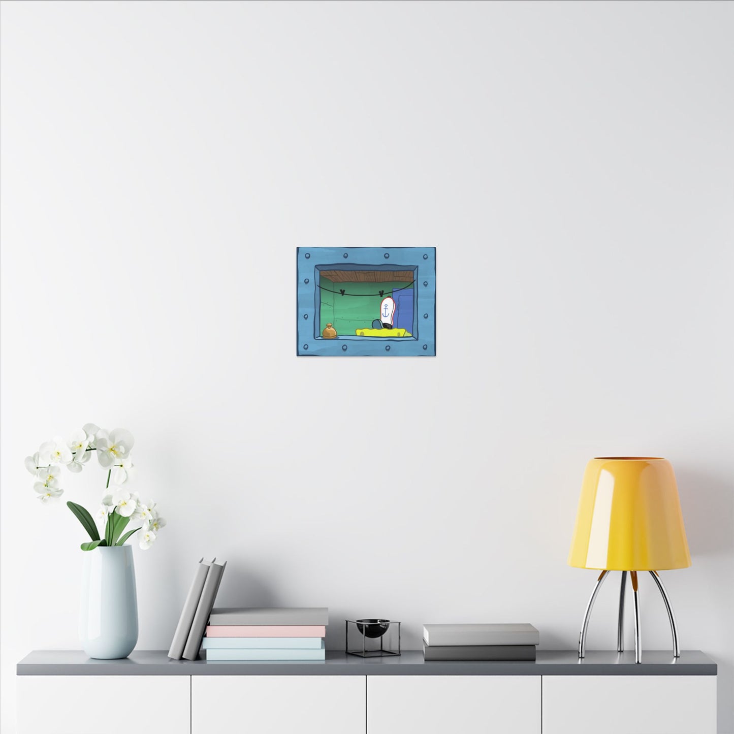 Fry Cook Window canvas print