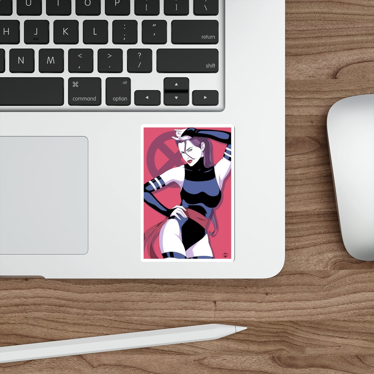 Psylocke'd In vinyl sticker