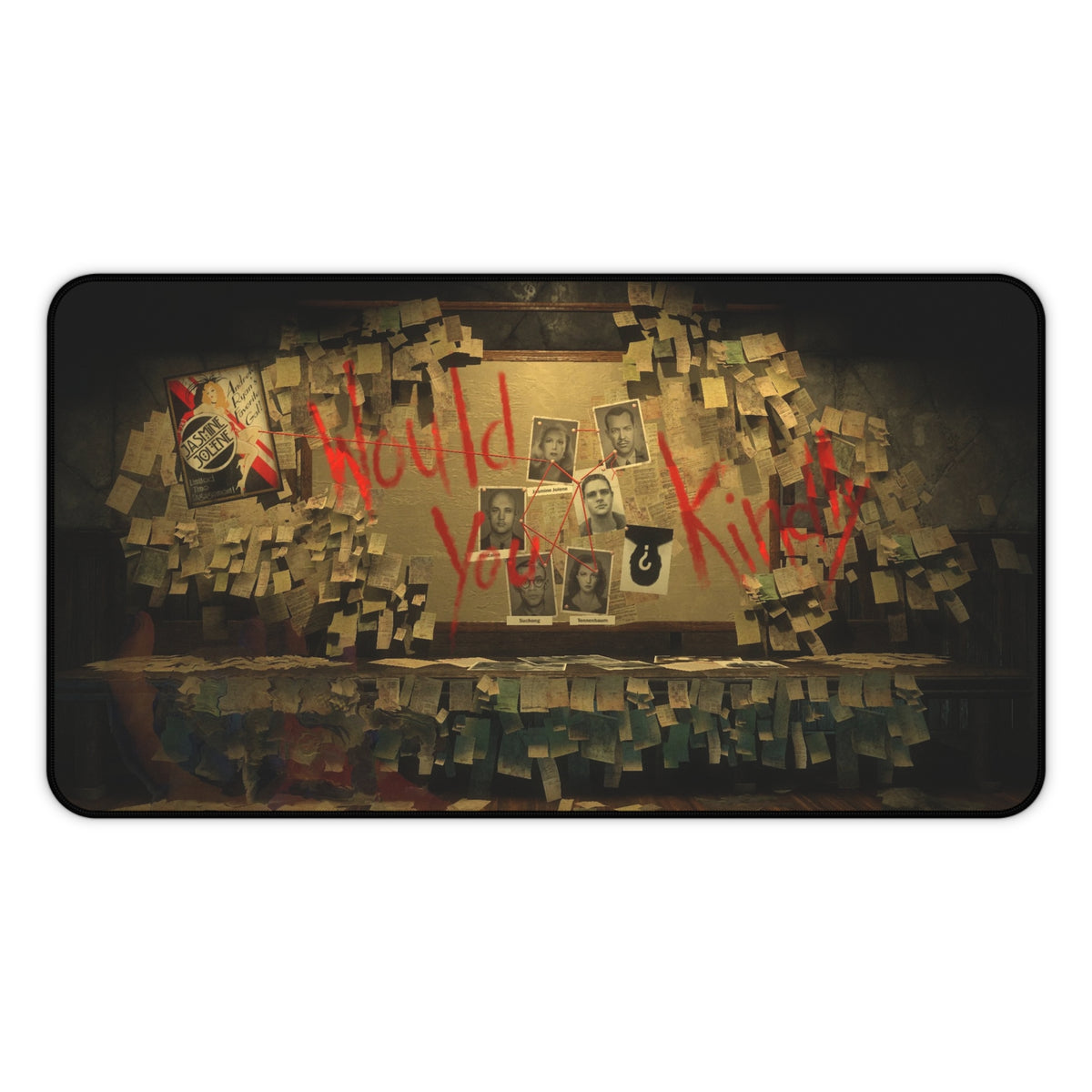 Would You Kindly desk mat