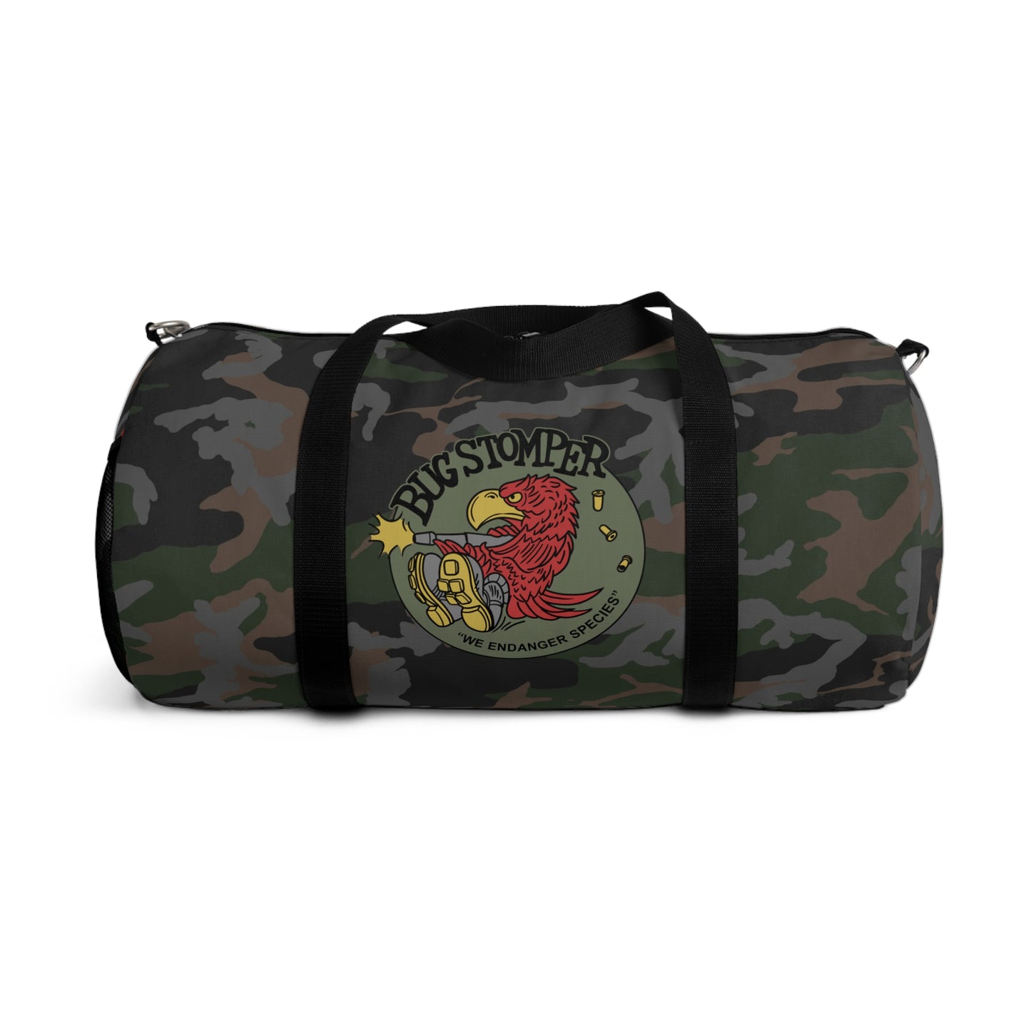 Bug Stomper duffel bag