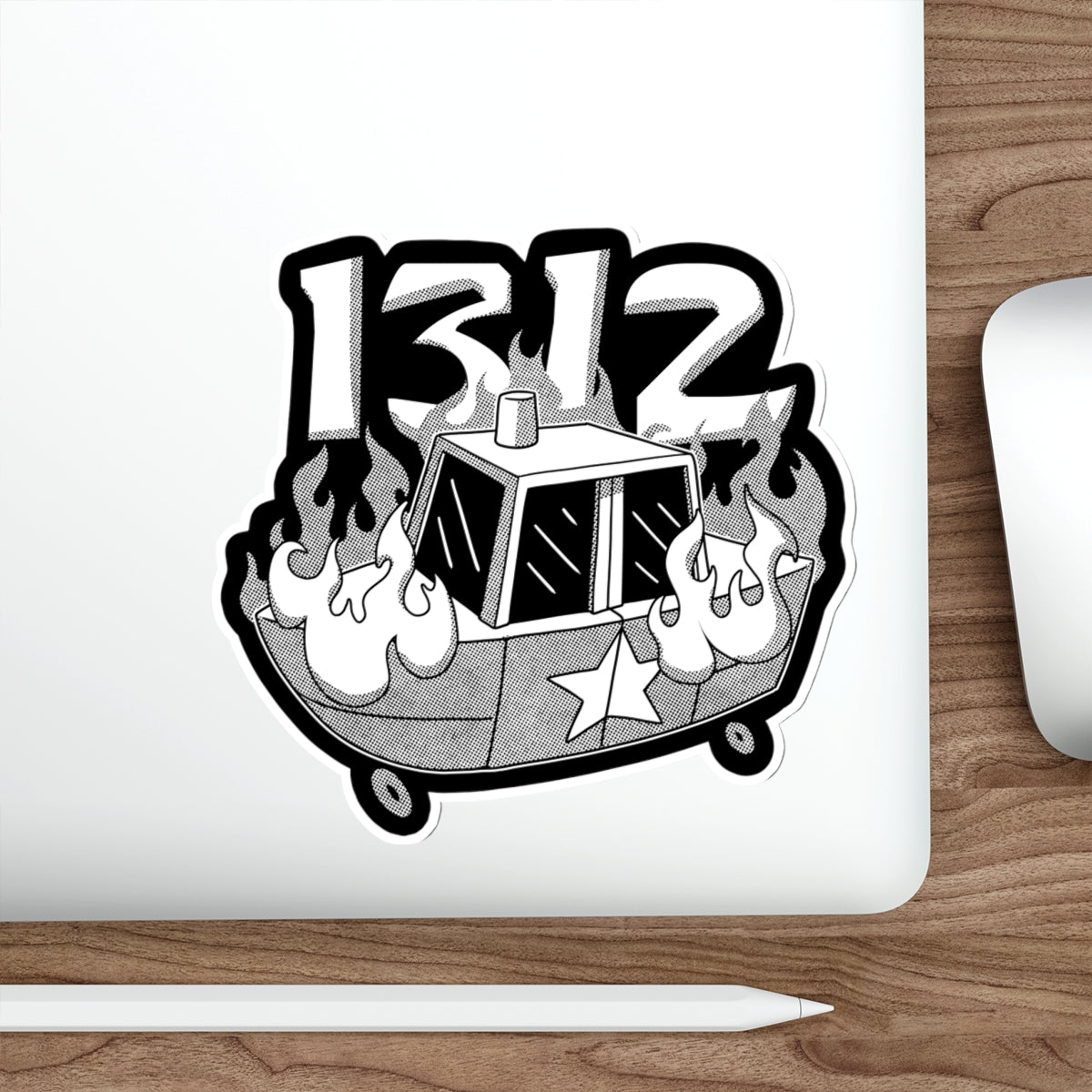 SB-1312 vinyl sticker