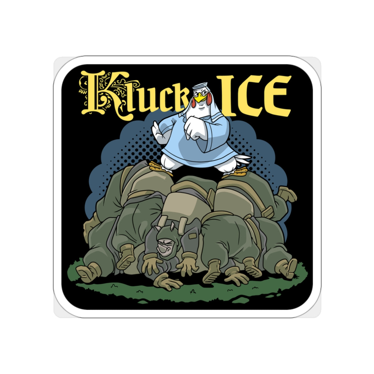 Kluck ICE vinyl sticker