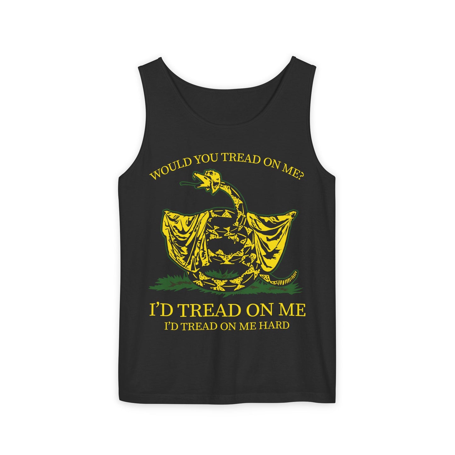 Would You Tread On Me? tank top