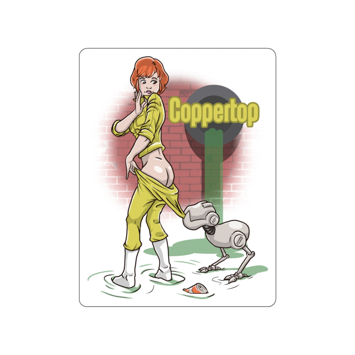 Coppertop Lotion vinyl sticker