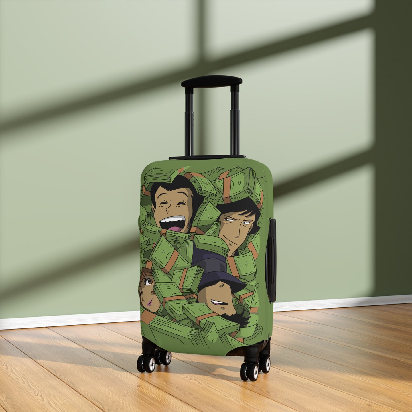 Buried In Cash luggage cover