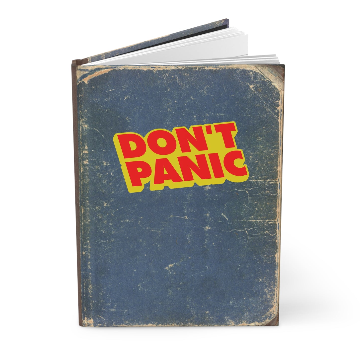 Don't Panic hardcover journal