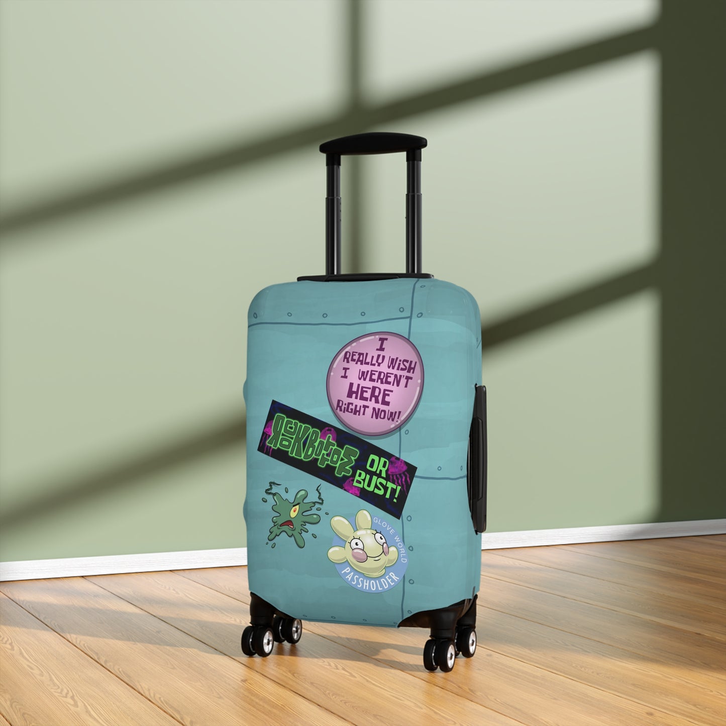 Bikini Bottom Traveler luggage cover
