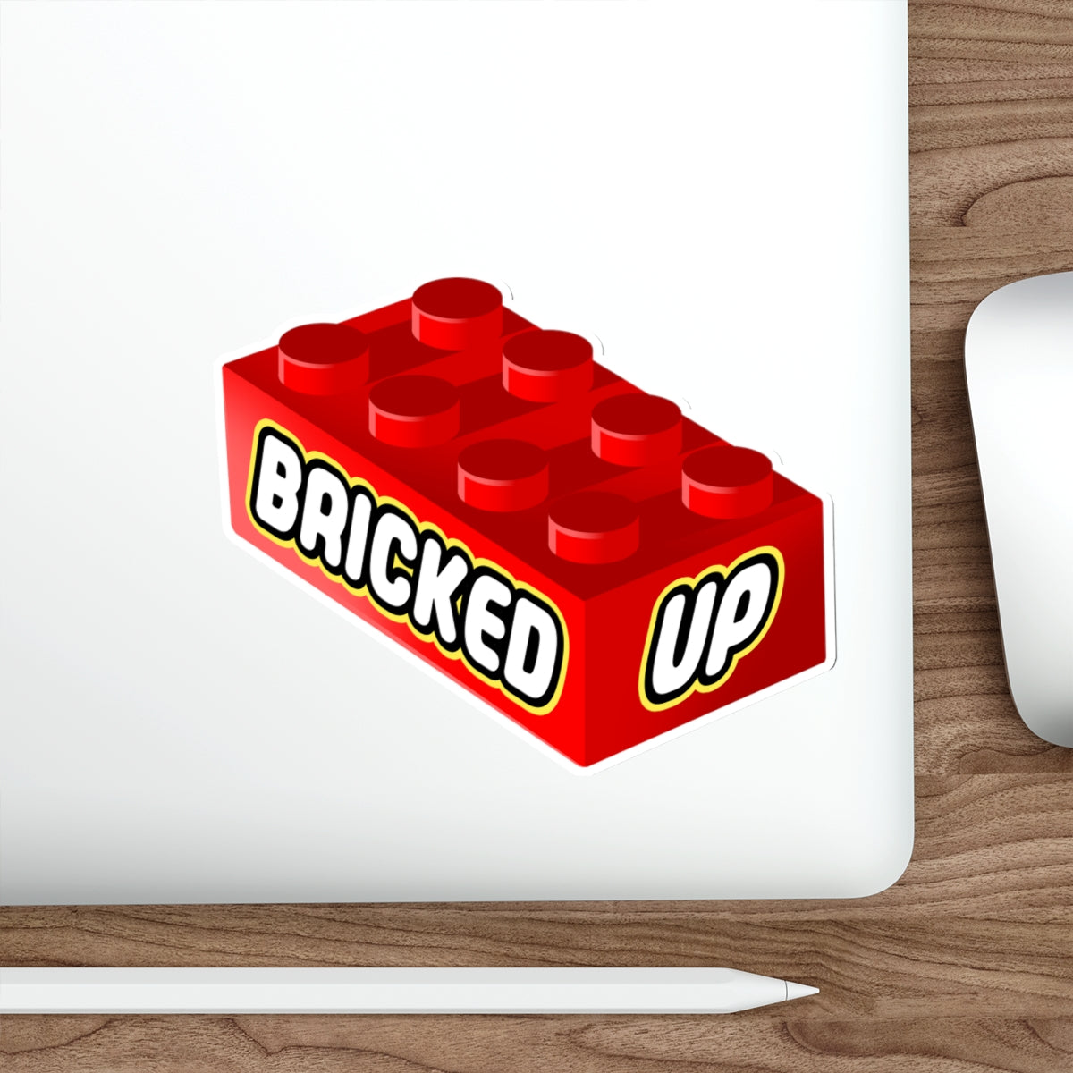Bricked Up vinyl sticker