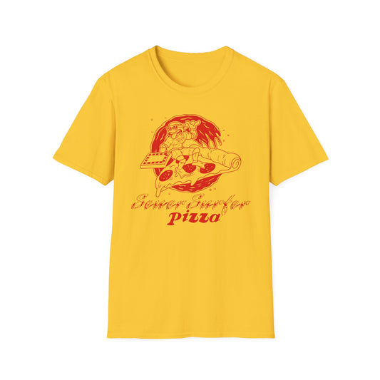 Sewer Surfer Pizza t-shirt