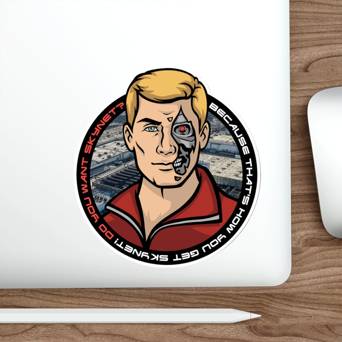 Do You Want A Self-Aware Artificial Superintelligence System? vinyl sticker