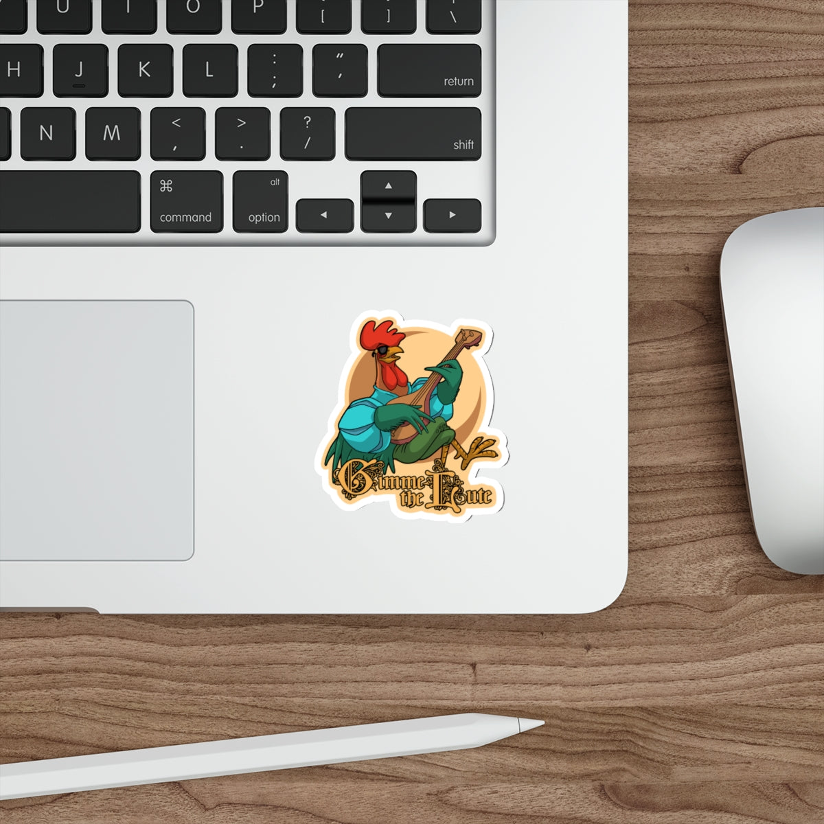 Gimme the Lute vinyl sticker