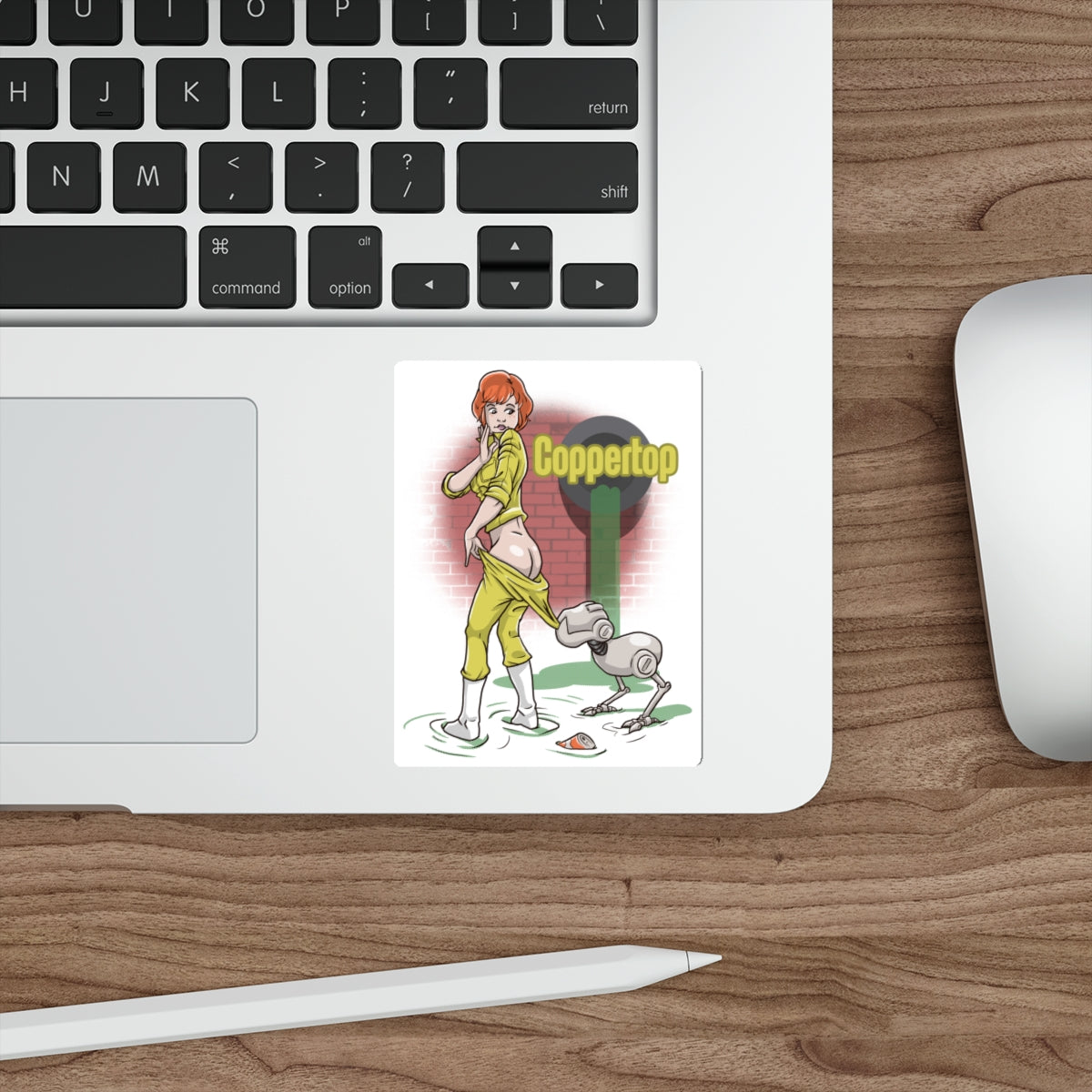 Coppertop Lotion vinyl sticker