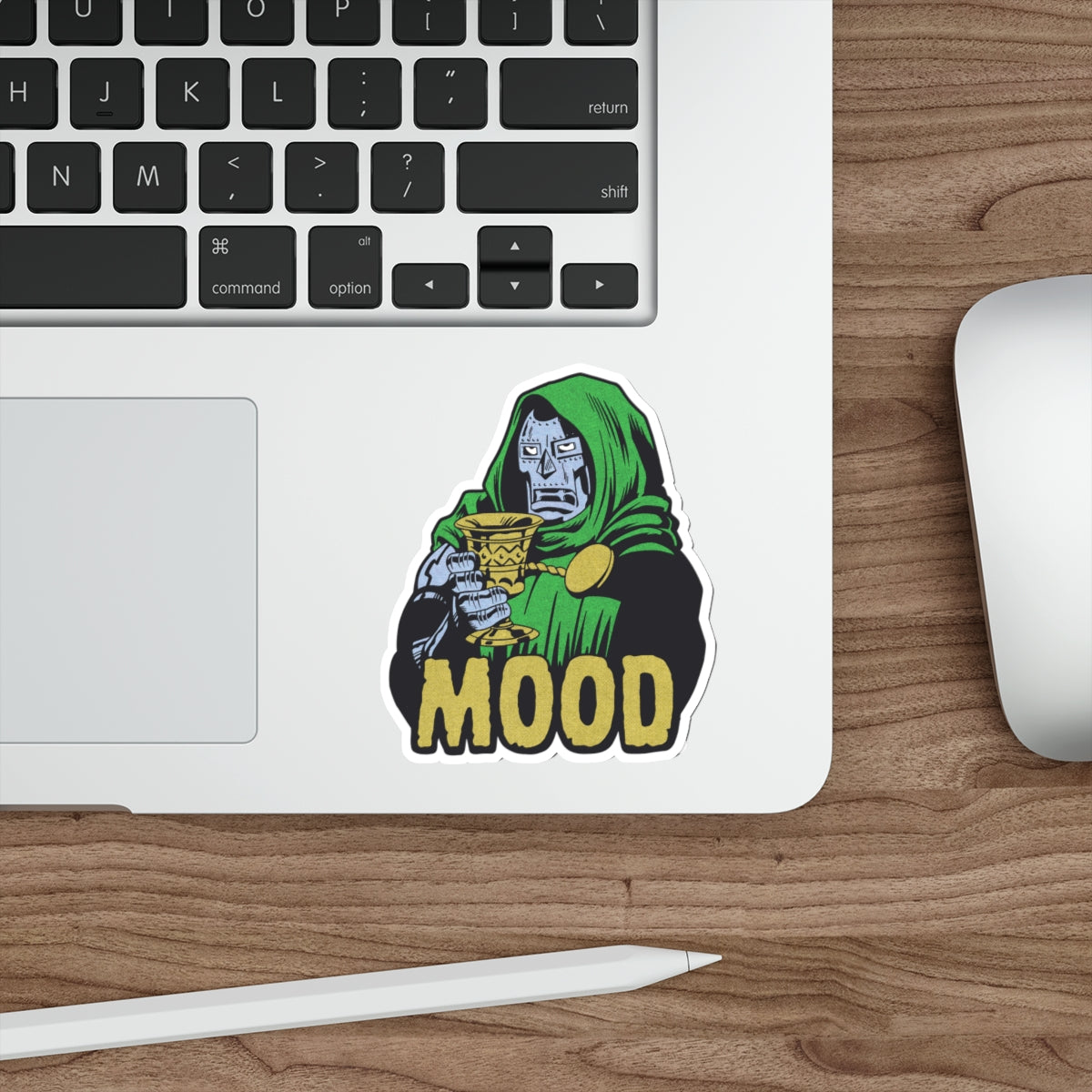 DOOM MOOD vinyl sticker