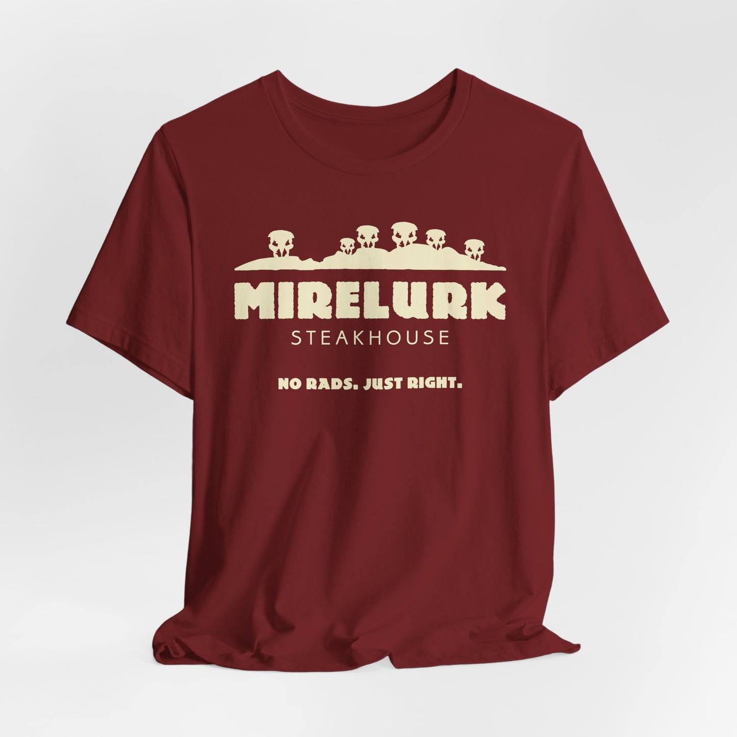 Wasteland Dining Mirelurk Steakhouse t-shirt