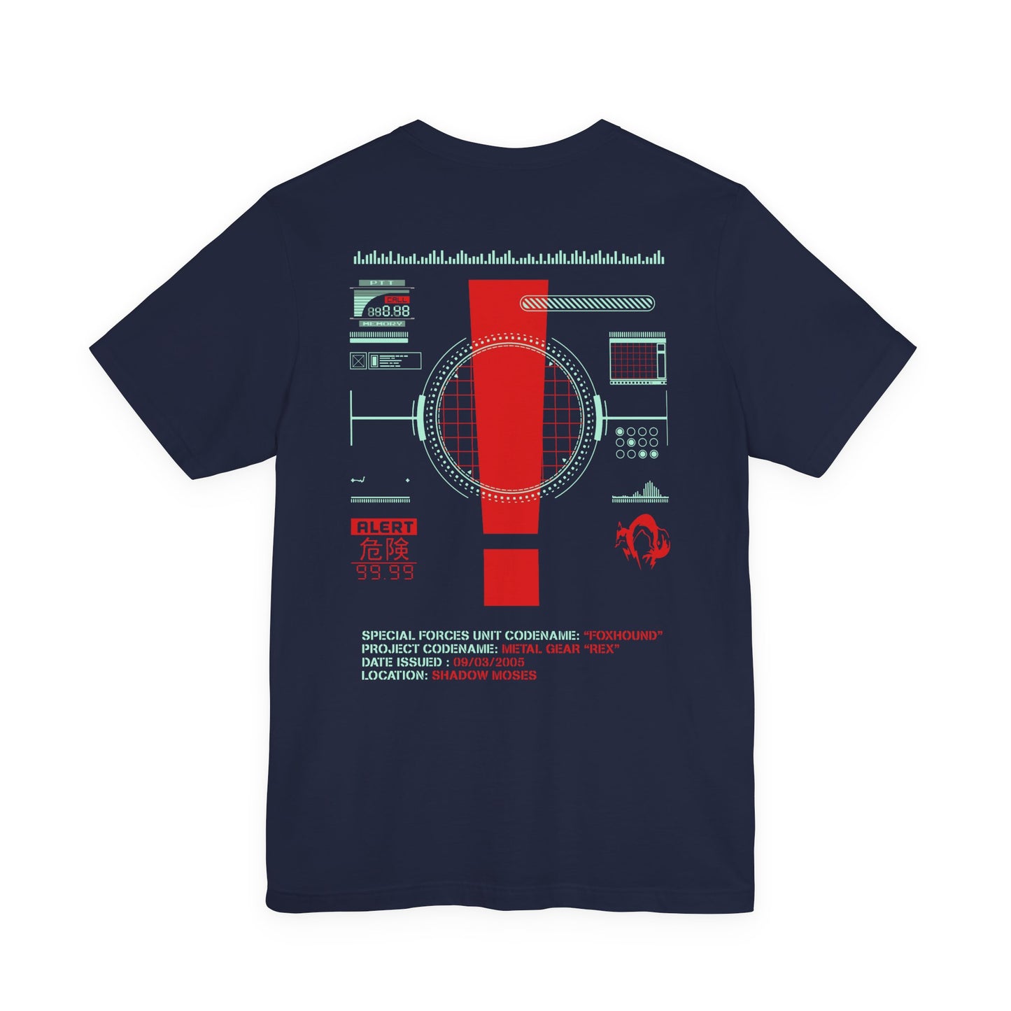 Covert Espionage Action double-sided t-shirt