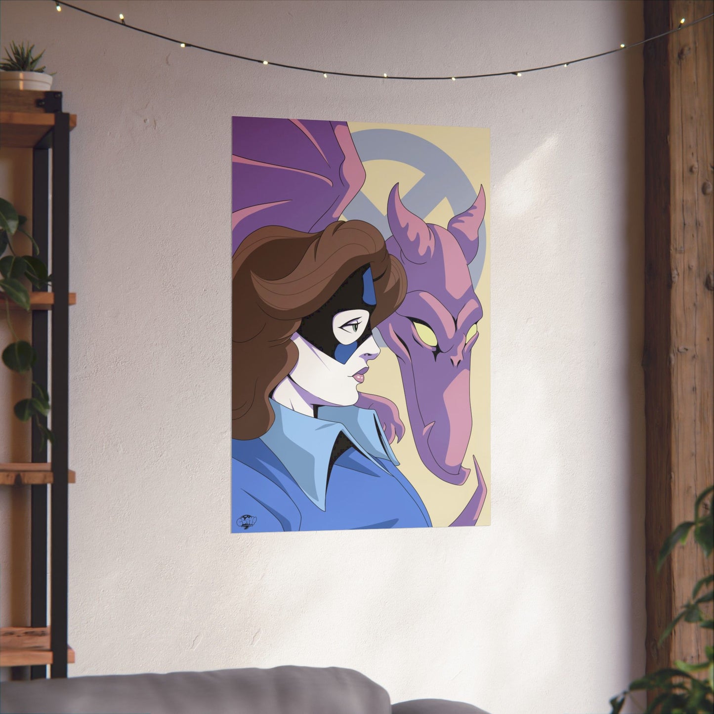 Kitty's Pet matte poster